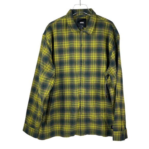 Vans Off The Wall Montwood Full Zip Long Sleeve Shirt NWT MSRP $70 Men's Size XL - Picture 1 of 10